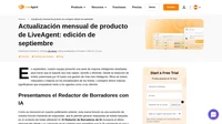 Descubre más sobre las actualizaciones de producto de LiveAgent de septiembre de 2025, incluyendo la redacción de tickets impulsada por IA, una gestión de chat más inteligente y mucho más.