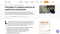Desata todo el potencial de éxito con las mejores prácticas de gestión del conocimiento para el entorno empresarial moderno.