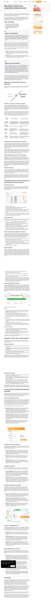 ¿Conoces la diferencia entre el help desk y el service desk? Averigua la definción de cada uno y aprender por qué no son lo mismo.