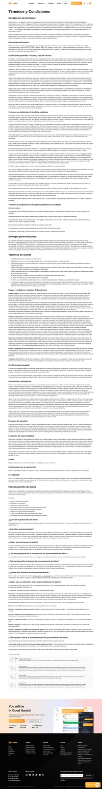 Al aceptar estos términos y condiciones o al acceder o utilizar el servicio o sitio, usted reconoce que ha leído, entendido y acepta estar obligado por estos términos y condiciones.