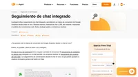 Evalúa el impacto del chat en vivo en la tasa de conversiones de tu sitio web o el impacto de tus agentes en las ventas de la empresa. Haz un seguimiento de los eventos de las sesiones de chat en vivo.