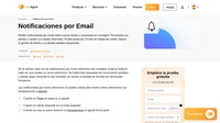 Las notificaciones por correo electrónico pueden enviar correos electrónicos a los agentes cuando se asigna un ticket a un agente o cuando el cliente responde en un ticket asignado. Lee acerca de esta función.