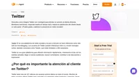 Conecta Twitter al software de asistencia de LiveAgent y mantente al tanto de las menciones y tweets. Responde y comenta en tiempo real desde el panel principal.
