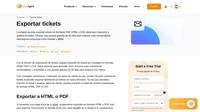 Imprime tus Tickets en una versión apta para impresoras según la función de LiveAgent - Imprimir tickets. Léalo en el artículo y mira nuestro video