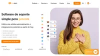 LiveAgent es un software de atención al cliente completamente equipado que utiliza un sistema de incidencias para combinar todos tus procesos de servicio técnico.