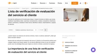 La lista de verificación de evaluación del servicio al cliente es su oportunidad para conocer áreas de mejora. Preste atención a las sugerencias de sus clientes.