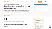 Explore las mejores alternativas de Help Scout con revisiones detalladas para elegir su solución de atención al cliente ideal.
