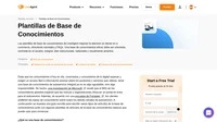 ¿No sabes cómo empezar a construir tu base de conocimientos? Nuestra sencilla guía de base de conocimientos y nuestras plantillas te indicarán la dirección correcta.