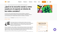 Mejora la experiencia de tus clientes y supera a tu competencia. La escucha social te permite participar en las conversaciones de tus clientes.