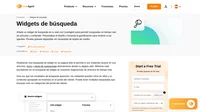 Coloque un widget de búsqueda en su sitio web y permita a sus usuarios buscar publicaciones, foros y tableros de sugerencias directamente desde su sitio web.