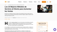 ¿Tiene problemas con el servicio al cliente? Descubre los 10 métodos de servicio al cliente que pueden aumentar tus ventas y ayudarte a construir mejores relaciones.