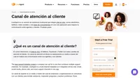 LiveAgent integra todos los canales de atención al cliente mencionados anteriormente en una única aplicación. Liveagent es un servicio de ayuda multicanal, por lo que integra todos los canales mencionados.
