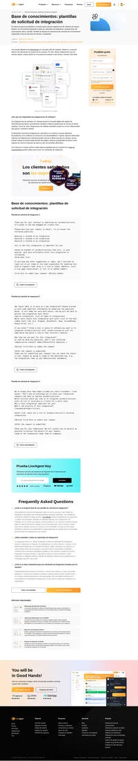 Aprende a crear plantillas de solicitud de integración de la base de conocimientos concisas e informativas que te proporcionarán toda la información que necesitas.