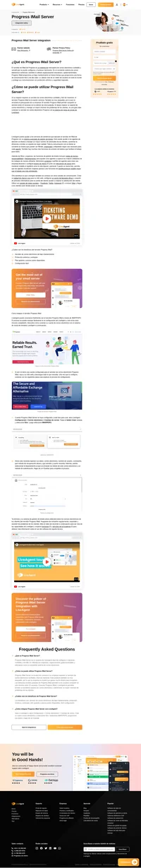 Progress IMail Server es un sistema de mensajería de correo electrónico versátil y confiable que se puede configurar y mantener fácilmente.