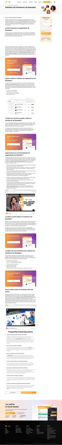 Un completo software de monitoreo de centro de llamadas te permite optimizar y mejorar la calidad de tus llamadas.