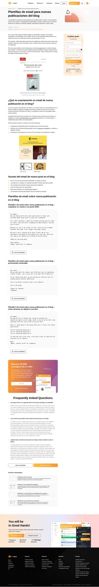 Avisa a tus lectores sobre nuevo contenido en tu sitio web con nuestras nuevas plantillas de email para posts en blogs. Haz que sean interactivas o sencillas, ¡como tú quieras!