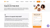 El soporte de help desk es una parte muy importante de su servicio de atención al cliente. La tarea principal del soporte técnico es resolver los problemas del cliente. Descubra más.