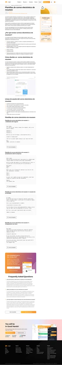 Utiliza nuestras plantillas de resumen de correo electrónico listas para usar para mantener a tus suscriptores comprometidos y leales a tu negocio. Las plantillas son totalmente personalizables.