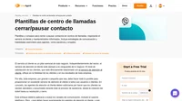 Aprende a comunicar a tus clientes que estás cerrando / pausando la resolución de tu ticket con nuestras plantillas de contacto del centro de llamadas.