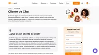 El cliente de chat es un chat en tiempo real que se coloca en el ordenador de los usuarios. Es un software que permite comunicarse con otras personas.
