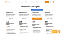 Los planes de LiveAgent comienzan desde $15/agente/mes e incluyen gestión de tickets por correo electrónico, función de chat en vivo, base de conocimientos, y más. El paquete completo está disponible por $69/agente/mes.