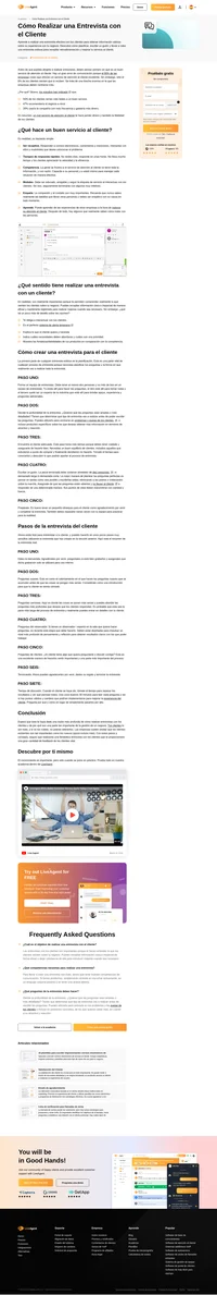 ¿Estás familiarizado con la entrevista con el cliente? Descubra cuál es el motivo de realizar entrevista al cliente y cómo crear una con estos 7 sencillos pasos.