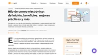 Descubra los entresijos de los hilos de correo electrónico, sus beneficios y las mejores prácticas para una comunicación digital próspera en 2025. Desbloquee una gestión de correo electrónico eficiente.