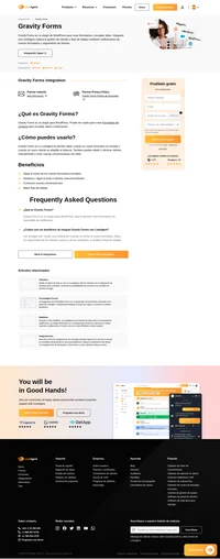La integración de Gravity Forms te permite administrar tus formularios y recopilar datos fácilmente desde LiveAgent. Simplemente intégrslo a través de Zapier y comienza a obtener beneficios.