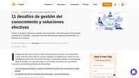 Explore soluciones efectivas para superar los desafíos comunes de la gestión del conocimiento, desde información obsoleta hasta problemas de seguridad.