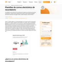 Consulta nuestros correos electrónicos recordatorios y líneas de asunto que garantizan altas tasas de conversión y de clics. Copia y pega gratis y mejora de inmediato.
