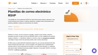 Aprovecha nuestras atractivas plantillas de correo electrónico RSVP para eventos en línea y en persona. Aprende lo que se debe y no se debe hacer con nuestra sencilla guía.