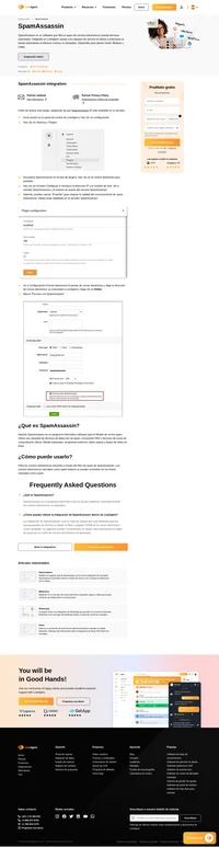 El spam no será un problema con la integración de SpamAssassin para LiveAgent. Mantén tus tickets libres de correos spam y mantén tu soporte ordenado.