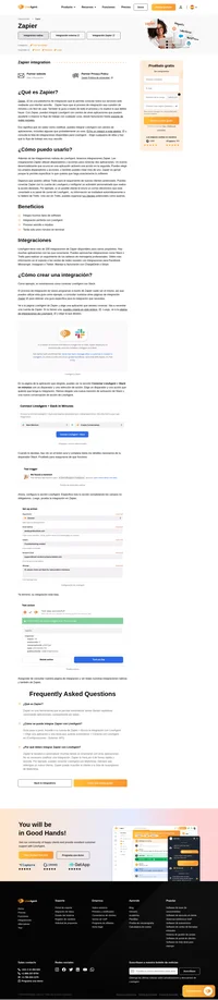 Agrupa tus servicios web con tu software de asistencia técnica mediante la integración de Zapier para LiveAgent. Zapier puede conectar un gran número de aplicaciones.