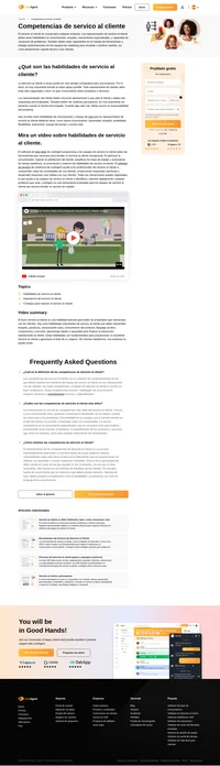 Un representante de atención al cliente debe ser hábil y tener un amplio conocimiento sobre los productos. También debe escuchar atentamente a los clientes.