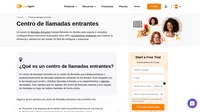 Un centro de llamadas entrantes es un centro de llamadas que maneja exclusiva o predominantemente las llamadas telefónicas entrantes de los clientes.