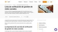 ¿Quiere administrar las redes sociales como un profesional? Con la ayuda de esta lista de verificación de administración de redes sociales, sus cuentas despegarán.