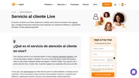 El servicio al cliente Live se desarrolla como una empresa la cual quiere dar a sus usuarios de producto o visitantes web una adecuada asesoría y servicio.