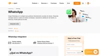 LiveAgent ofrece una integración de WhatsApp que permite a los usuarios responder fácilmente a los mensajes de WhatsApp desde su panel de control de LiveAgent.