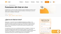 LiveAgent ofrece más de 15 funciones avanzadas de chat que te ayudarán a interactuar con tus clientes y brindarles un mejor servicio al cliente.