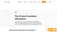 ¡Actualiza tu servicio al cliente con 15 de las mejores alternativas a Freshdesk! ¡Transforma tus procesos de soporte y haz que la satisfacción del cliente se dispare hoy mismo!