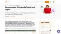 Cómo ponerse en contacto con el servicio de atención al cliente de Zapier por correo electrónico, soporte de chat en vivo, número de teléfono, soporte de redes sociales y soporte de autoservicio.