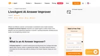 Discover AI Answer Improver - a powerful enhancement tool built directly into LiveAgent that helps agents refine or generate their replies.