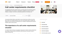 Verify if you meet everything from the call center requirements checklist – don't miss a single step and check off the boxes.