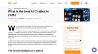 Discover the best AI chatbots and learn about their features, real-world applications, business benefits, and pricing.