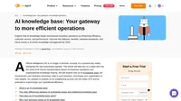 Explore the transformative potential of AI knowledge bases in 2025. Learn how they can revolutionize your business operations and drive efficiency.