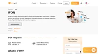 IFON is an innovative telecommunications service available anywhere on the Internet. Learn about iFON integration in LiveAgent.