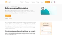 Follow up email templates can be extremely useful in a variety of situations. Get inspired with our examples and free templates.