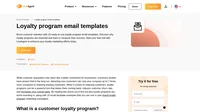 Carefully crafted loyalty program email templates can keep customer retention high, and churn low. Show your customers your appreciation today.