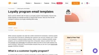Carefully crafted loyalty program email templates can keep customer retention high, and churn low. Show your customers your appreciation today.