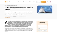 Discover the importance of knowledge management metrics in optimizing user experience, boosting customer satisfaction, and ensuring content relevancy.